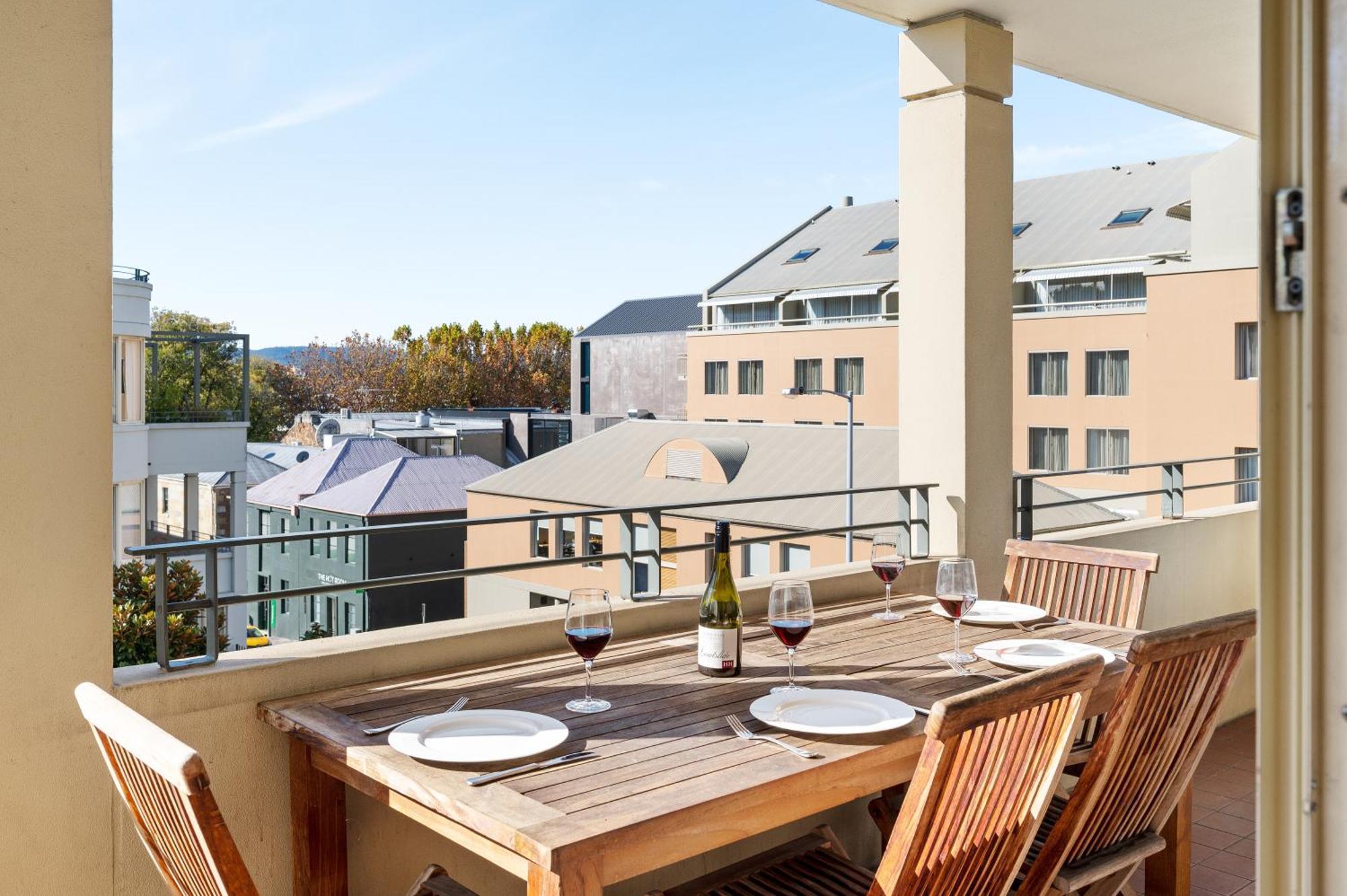 Jenatt Apartments Salamanca Hobart Exteriör bild