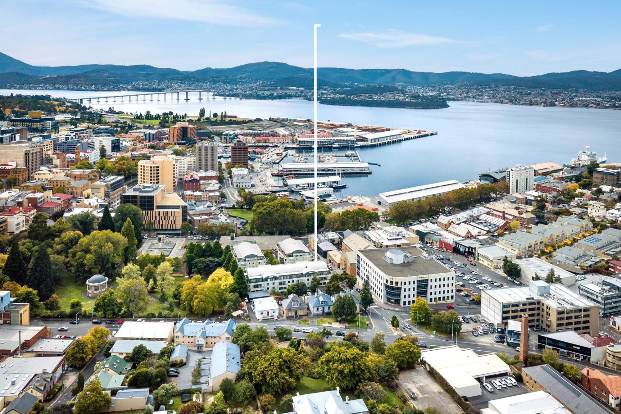 Jenatt Apartments Salamanca Hobart Exteriör bild